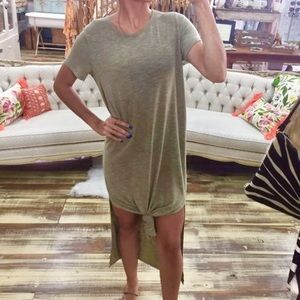 Green Tee Shirt Dress